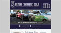 Desktop Screenshot of britishchauffeursguild.co.uk